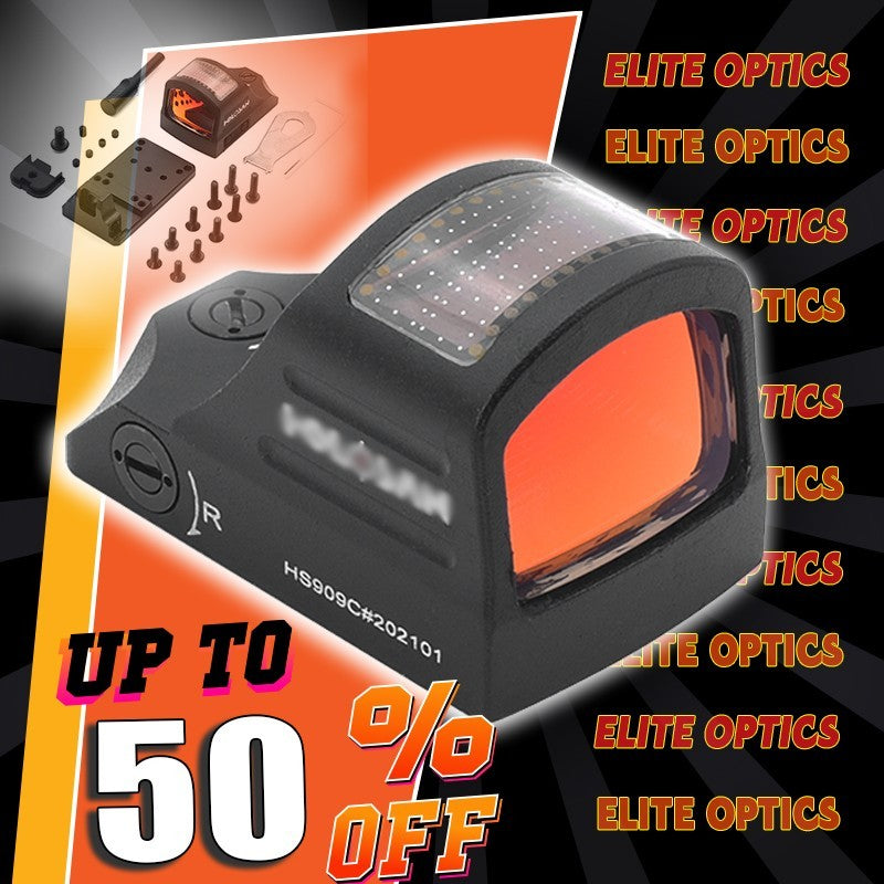 Red Dot 2 MOA Solar-Powered Open Scope for Handguns & Rifles