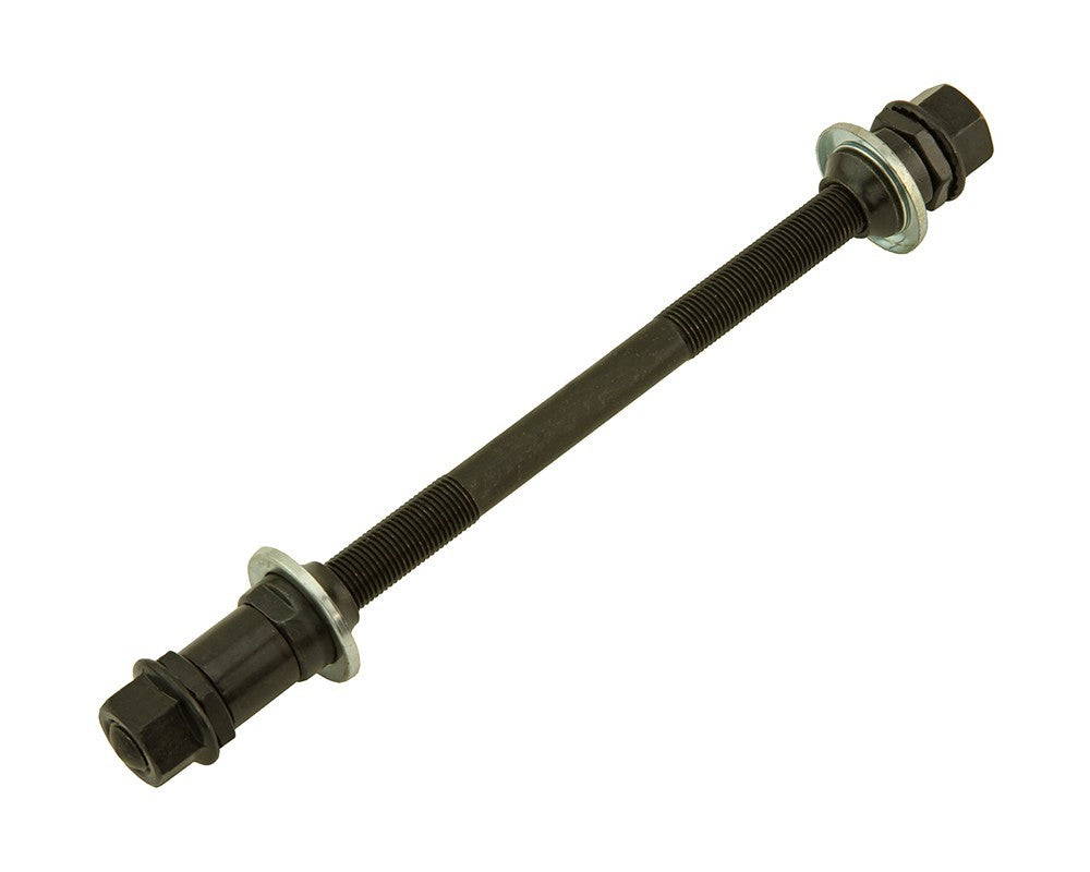 Bicycle Front Wheel Hub Axle 3/8 x 185mm Steel Replacement Part