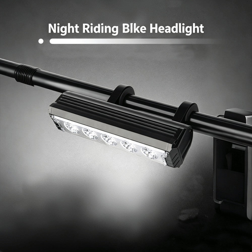 Rechargeable 2500LM Bicycle Front Light Bar with 4800mAh Battery
