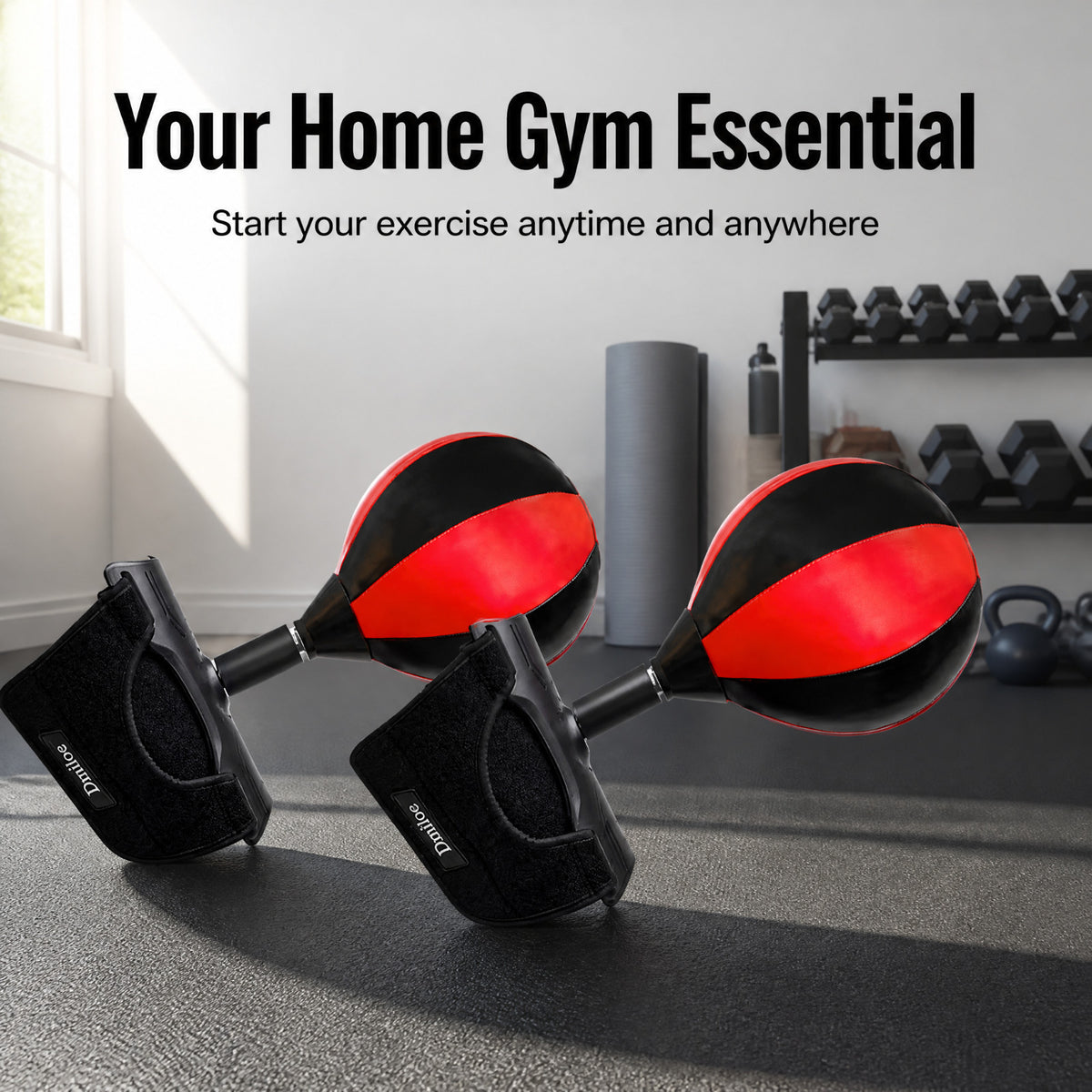 Abs Workout Punching Bag with Reflex Ball for Core Fitness and Training