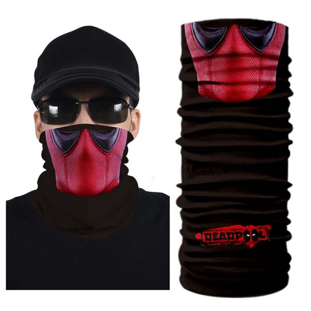 Unisex 3D Skull Neck Gaiter Face Mask - UV Protection, Multi-Way Wearable