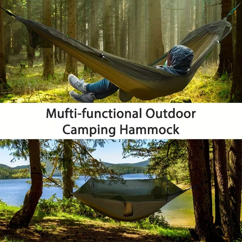 Hammock Tent with Mosquito Net and Rain Fly for Camping and Backpacking