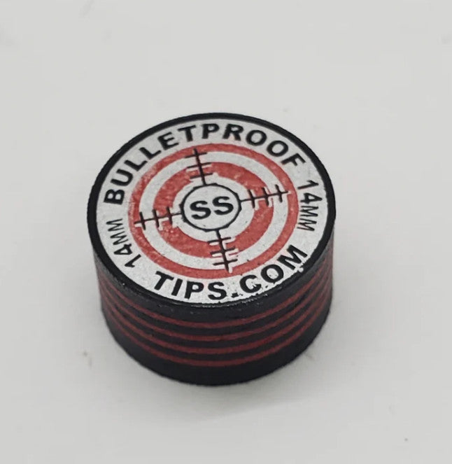 Pool Cue Tip 14mm A.I.M. 11-Layer Accuracy Improving Multi-Layer Tip