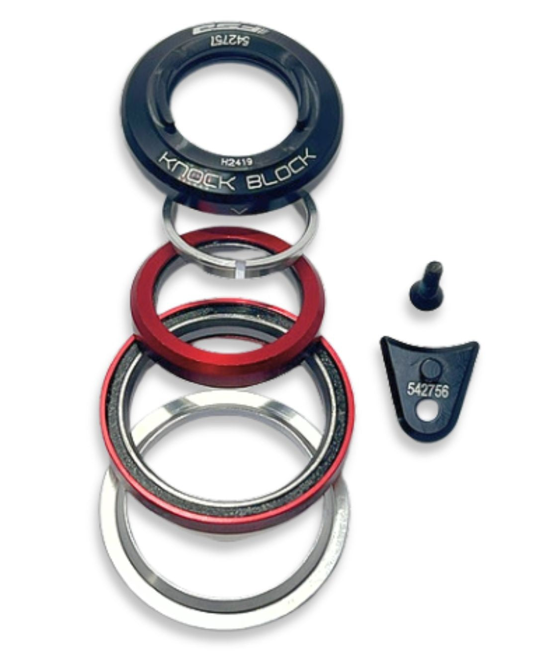 FSA Knock Block Tapered Bicycle Headset Assembly 1-1/8 to 1.5