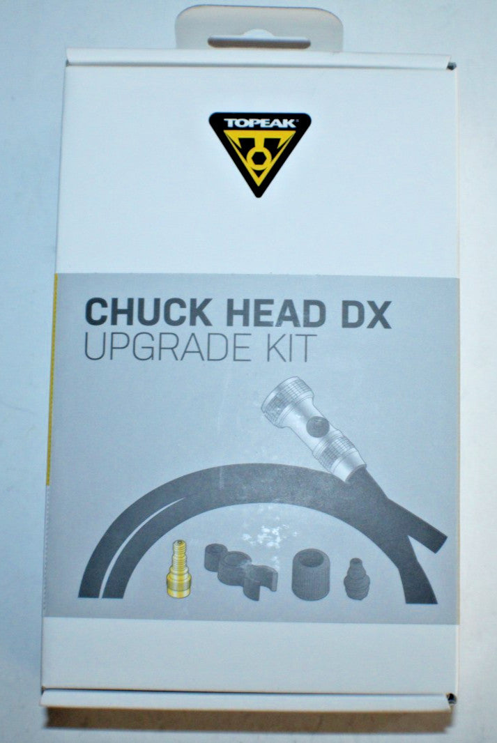 Bike Pump Chuck Head DX Upgrade Kit with 110cm Hose Pressure Release