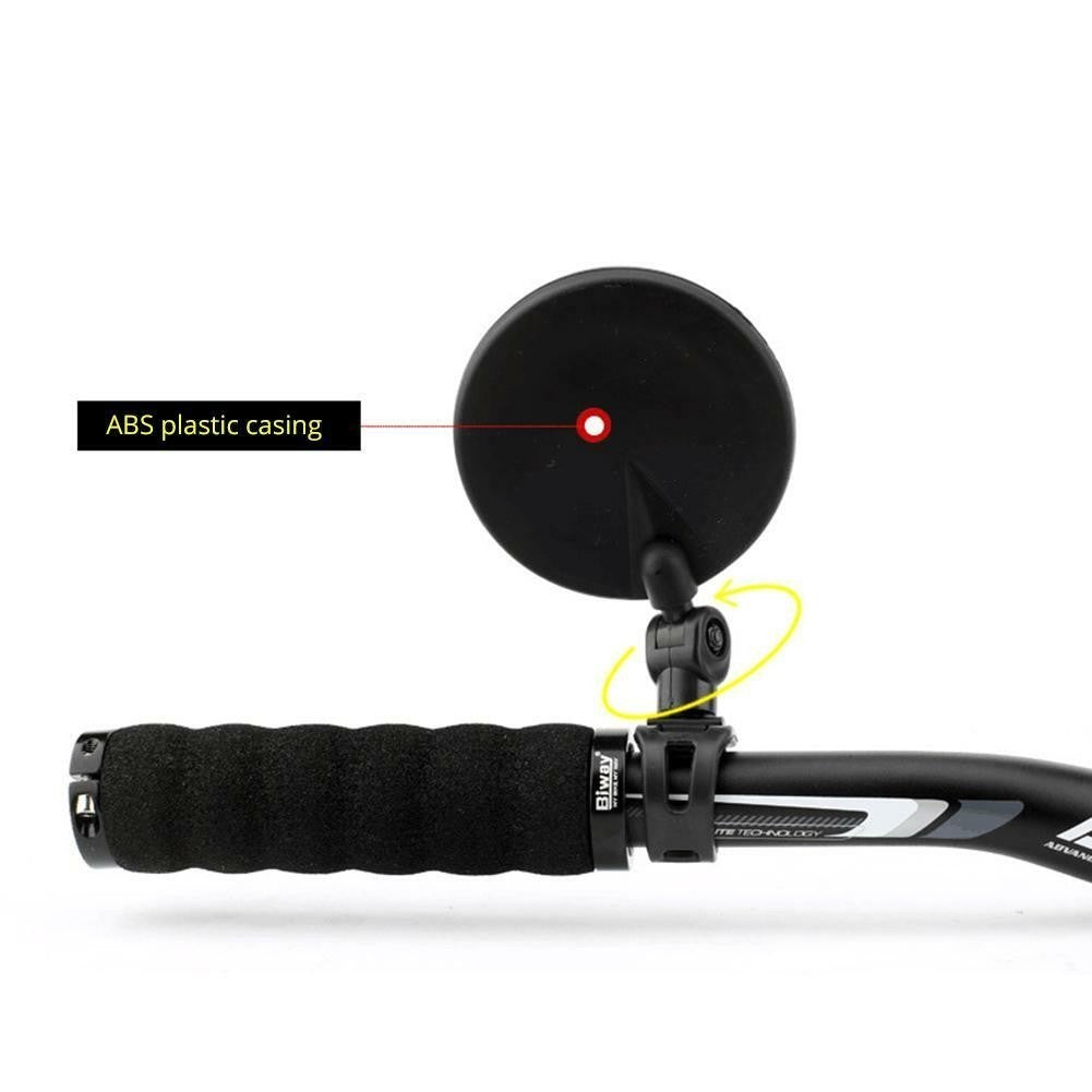 Adjustable Bicycle Rearview Mirror for Mountain E-Bike & Scooter Handlebar