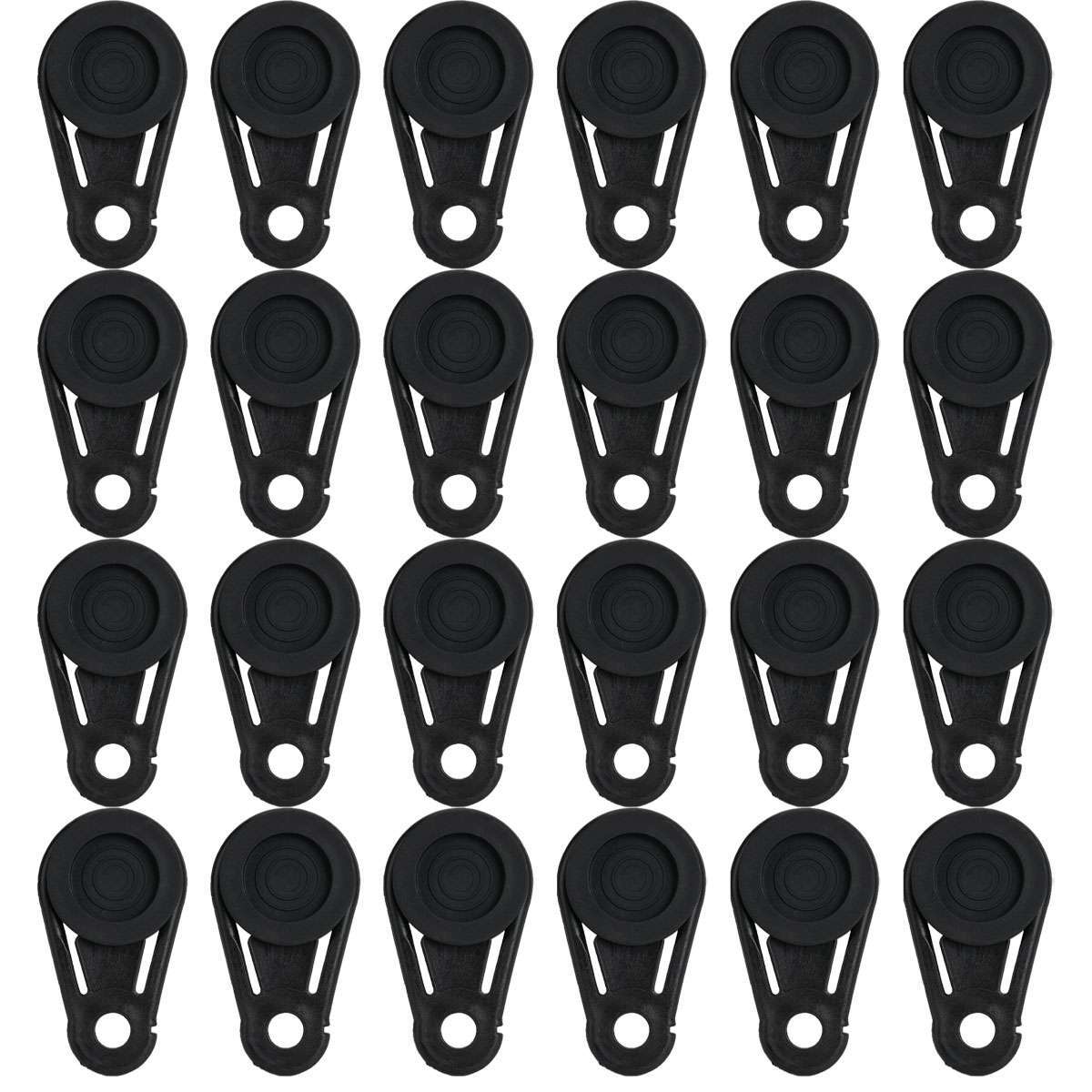 20 Pack Outdoor Camping Tarp Clips Durable Tie-Down Fasteners