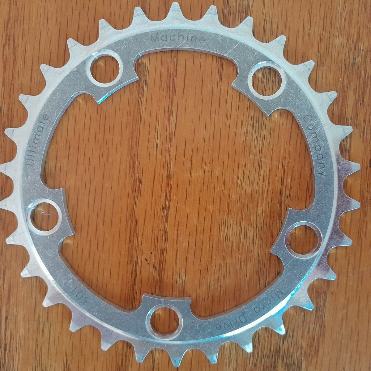 30T 5-Hole 94mm BCD Aluminum Bicycle Chainring - Made in USA