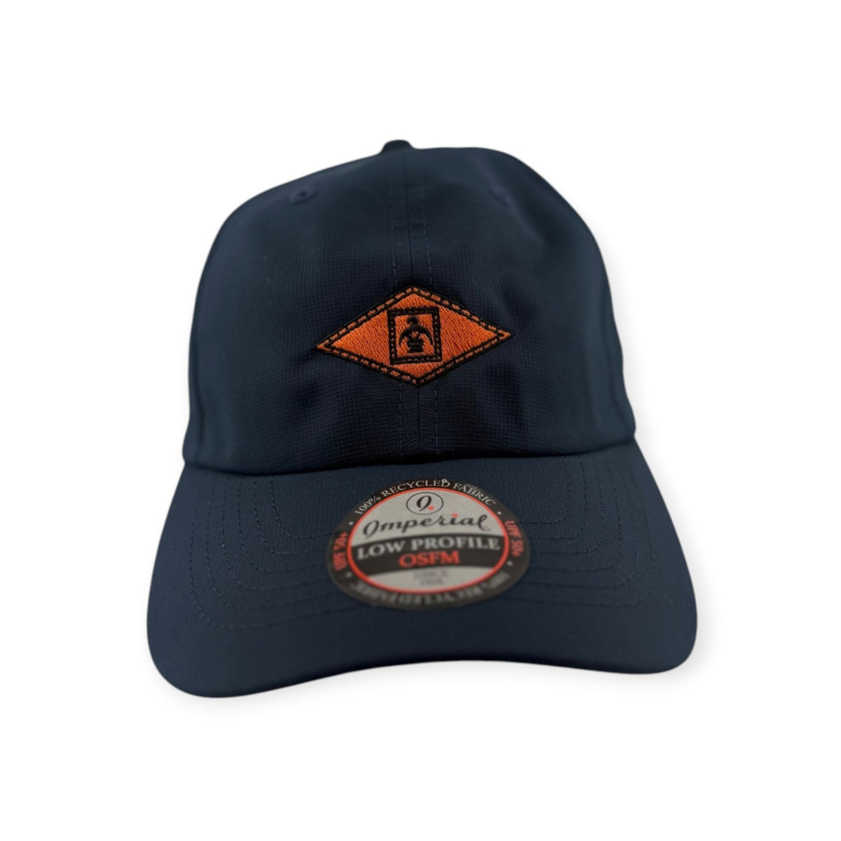 Navy Blue Golf Hat Cap - Adjustable Sun Protection for Golf & Casual Wear