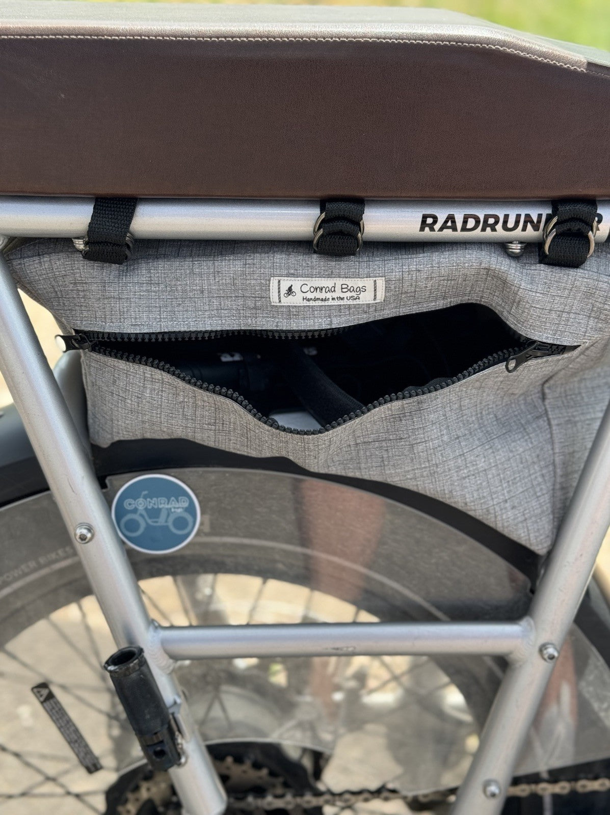 Custom Bike Bag for Rad Radrunner 1 2 Plus - Water-Resistant Faux Leather