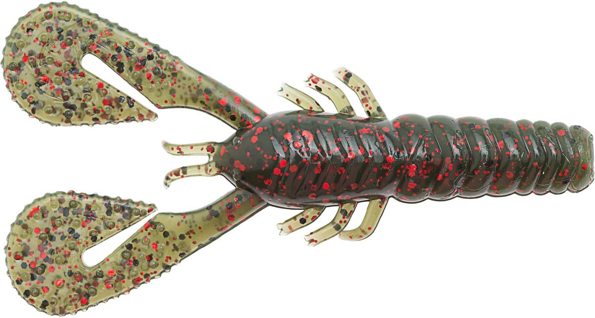 Fishing Soft Plastic Baits 4 Inch Turbo Crawz - 6 Pack Multiple Colors