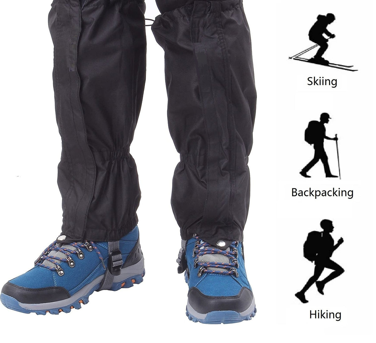 Waterproof Gaiters for Hiking Snow Snake Leg Protection - Unisex