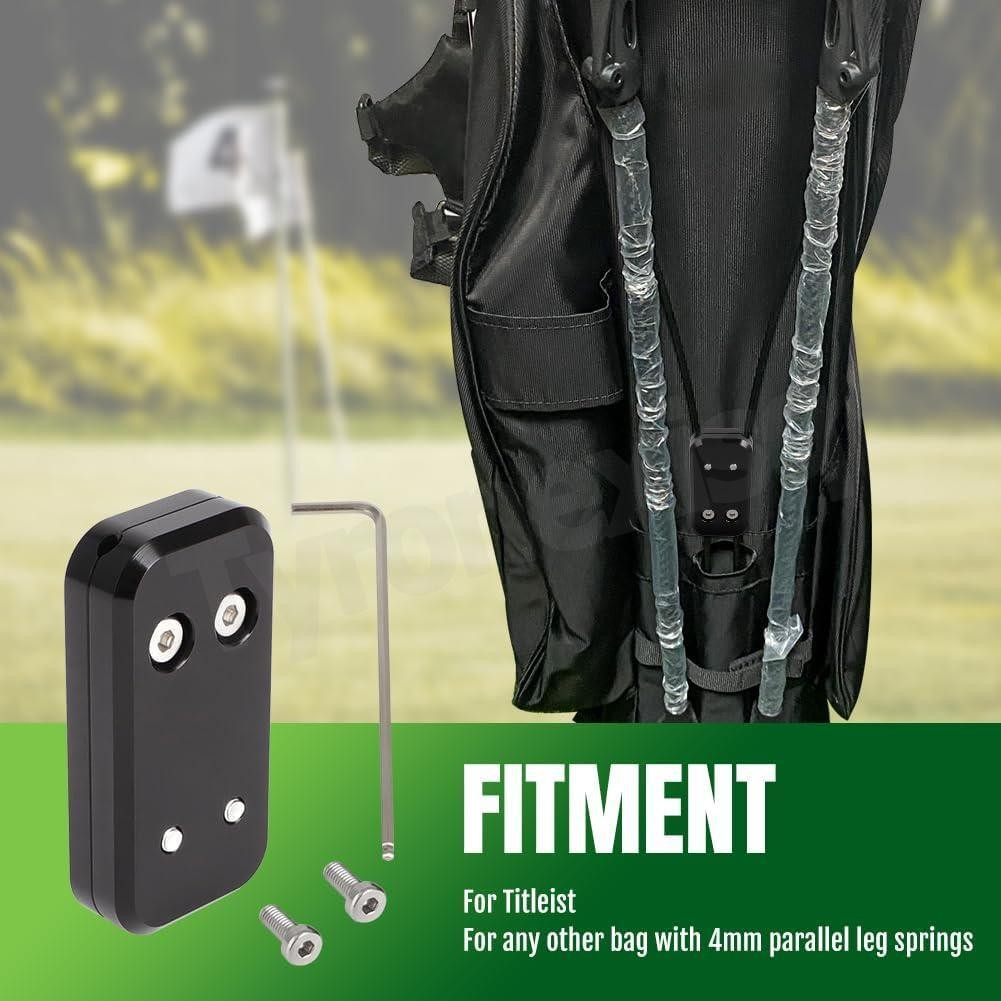 Golf Stand Bag Leg Spring Clamp Replacement Black Universal 4mm