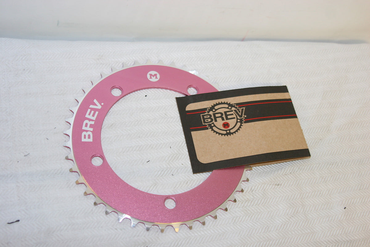 Pink 44T Bike Chainring - Fixie, Single Speed, Track, BMX 130 BCD