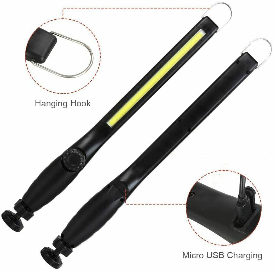 Rechargeable LED Work Light 20000LM Slim Cordless Torch with USB Charging