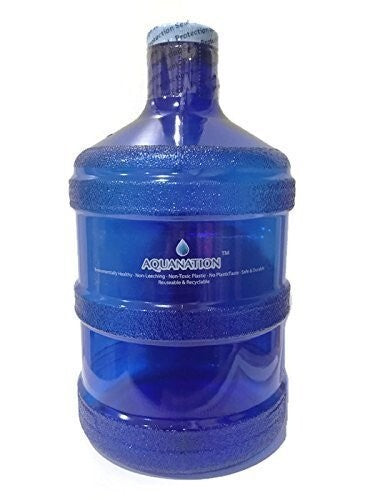 1 Gallon BPA Free Reusable Plastic Water Bottle Jug with Cap
