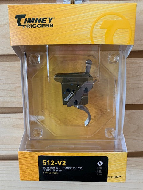 Nickel Plated Trigger with Safety for Remington 700 - Elite Hunter, Drop-In