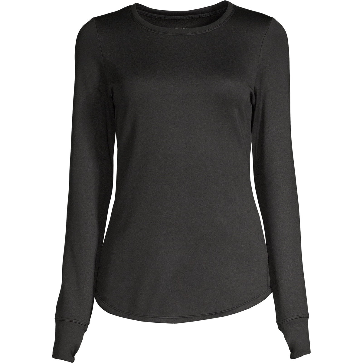 Women's Thermal Base Layer Top with Crew Neck and Thumbholes - All Sizes