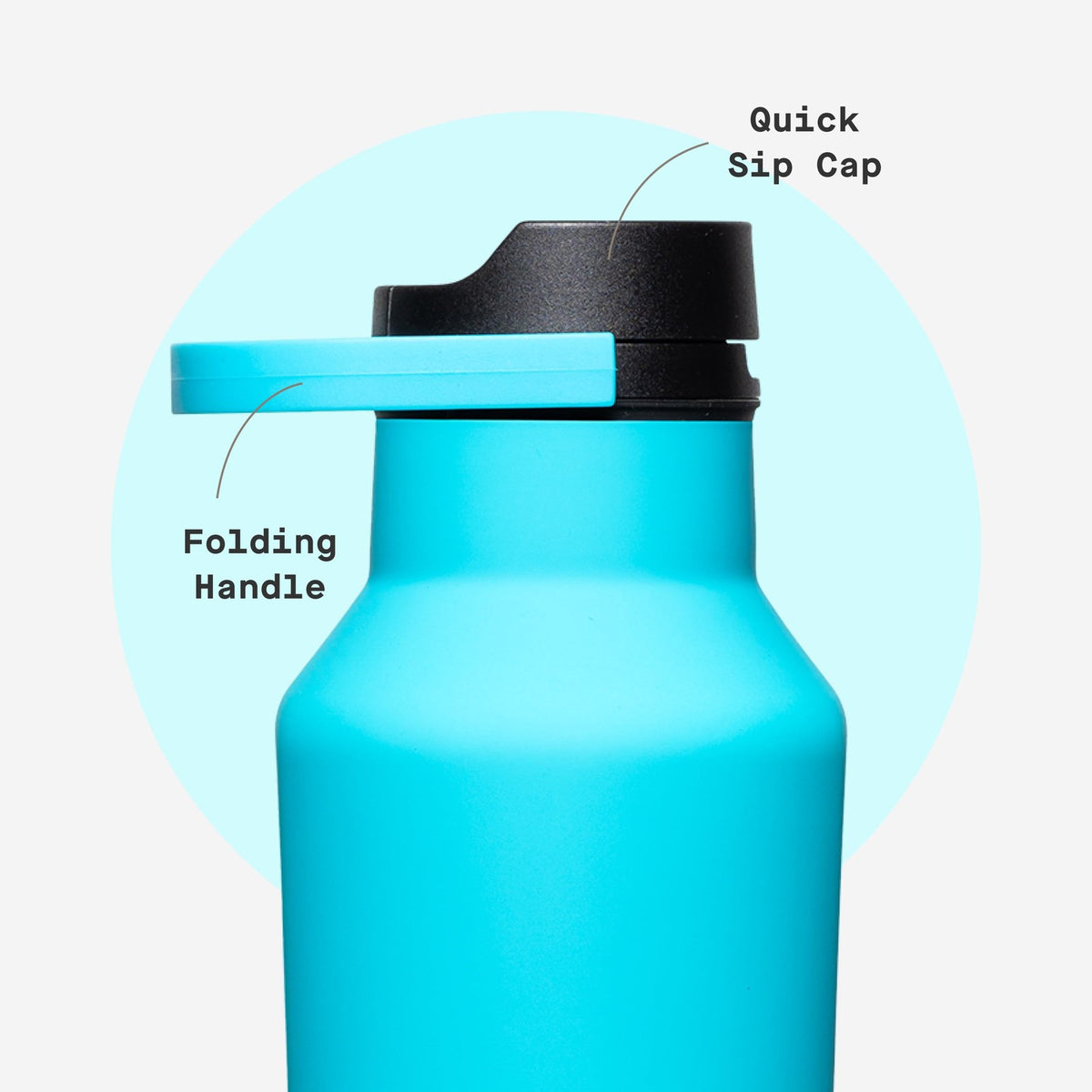 20 oz Insulated Stainless Steel Water Bottle - Triple Wall Cooler