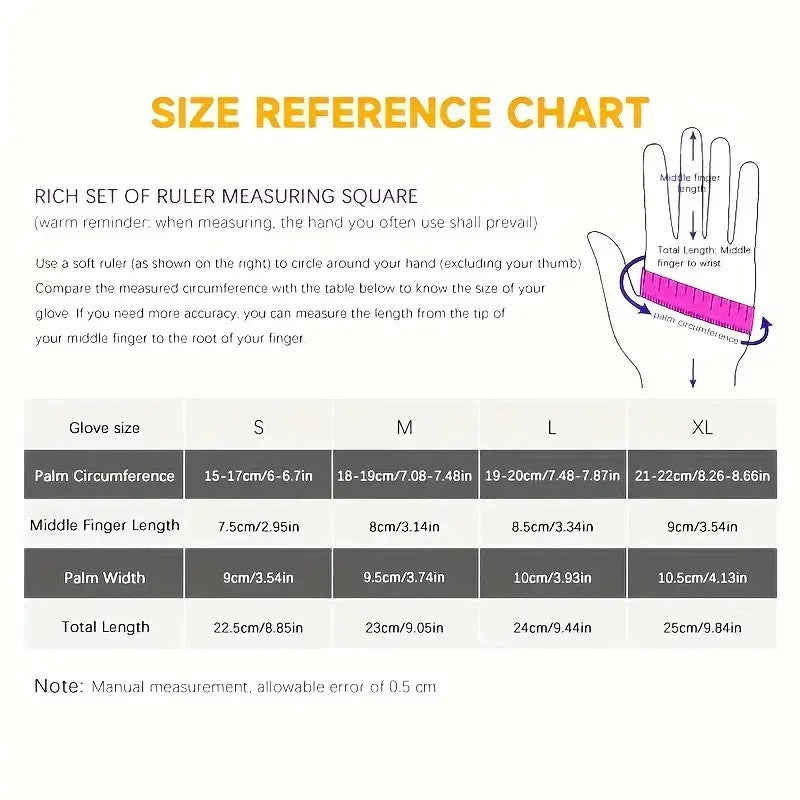 Winter Touchscreen Gloves Men Women Windproof Thermal Cycling Driving