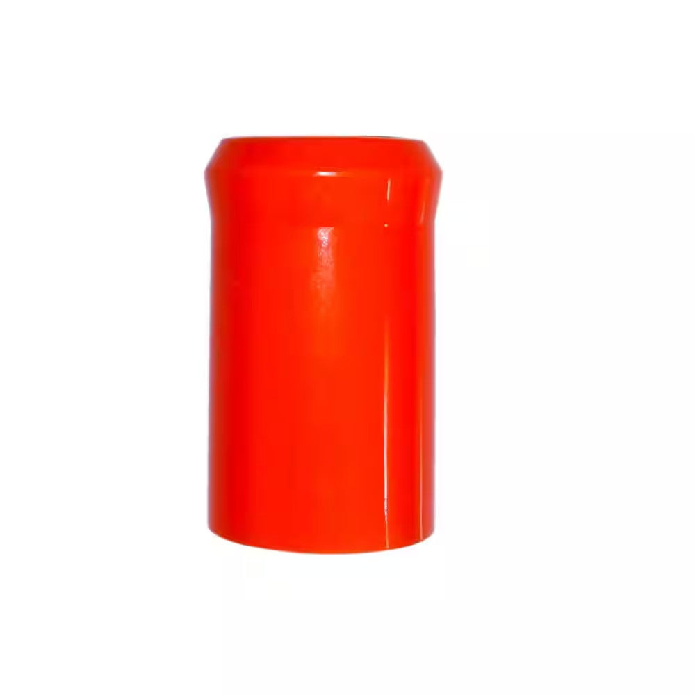 Orange Stake Caps Safety Covers for T Posts Rebar & Tent Stakes 10-Pack