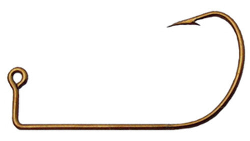 Wide Gap Jig Hooks Size 1/0 Bronze 1000 Pack for Fishing Tackle