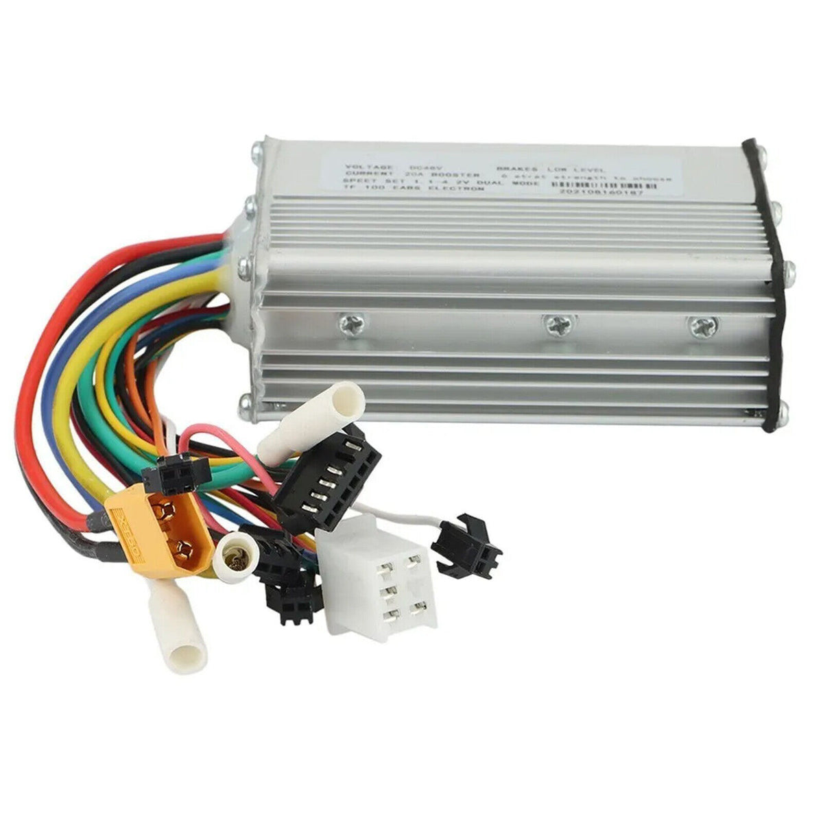1200W 48V Brushless Scooter Motor Controller with LCD Display & 6-Pin Cable