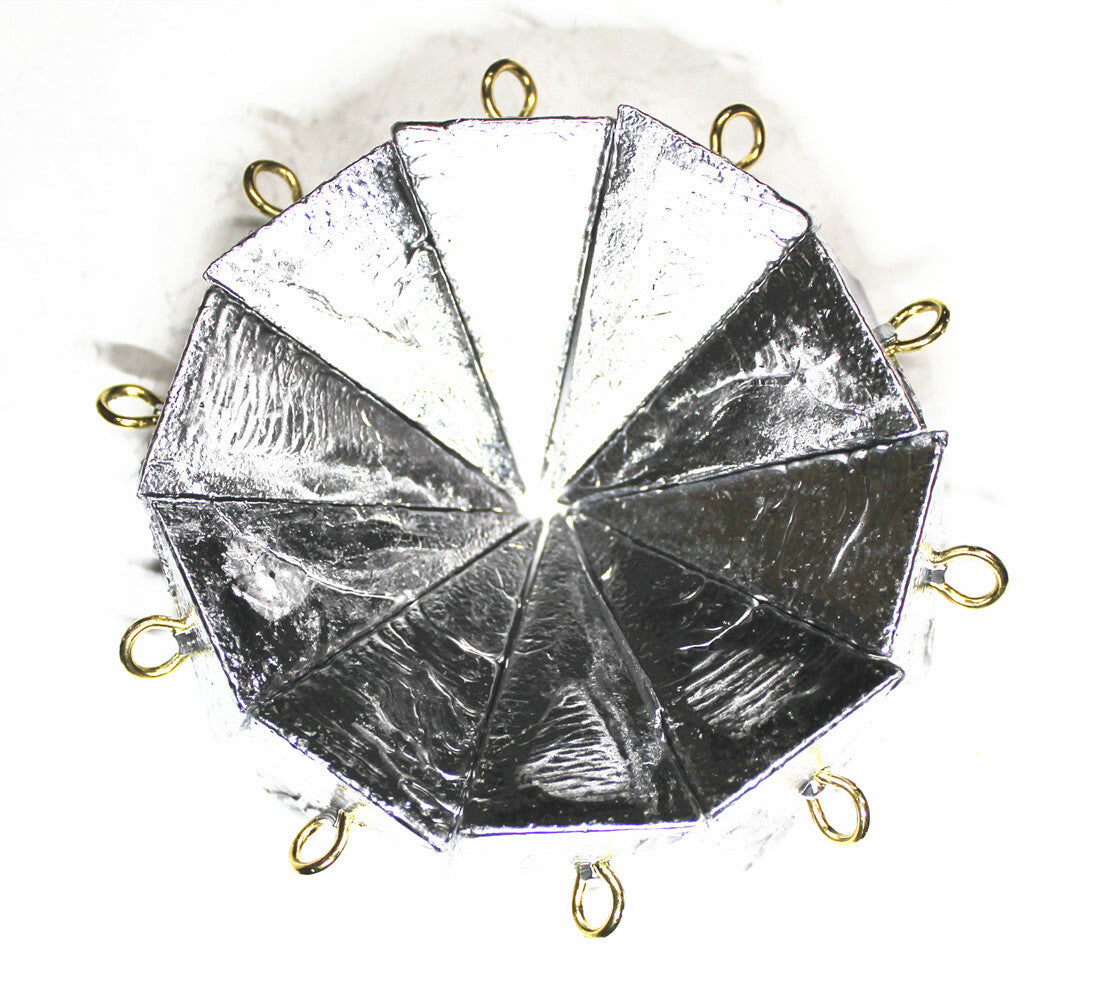Fishing Sinkers Pyramid Sinkers Assorted Weights 5 LB for Surf Fishing