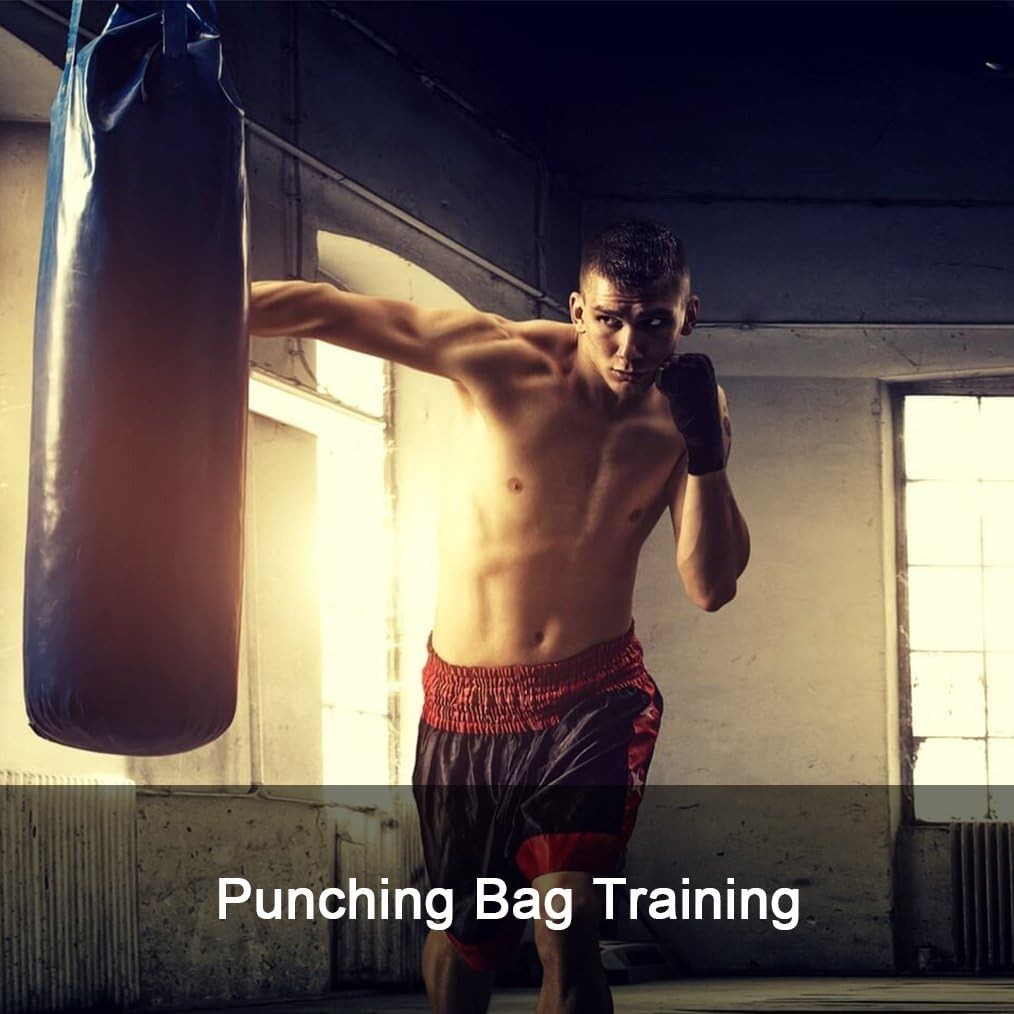 Half-Finger MMA Boxing Gloves with Adjustable Wrist Support - Breathable PU Leather