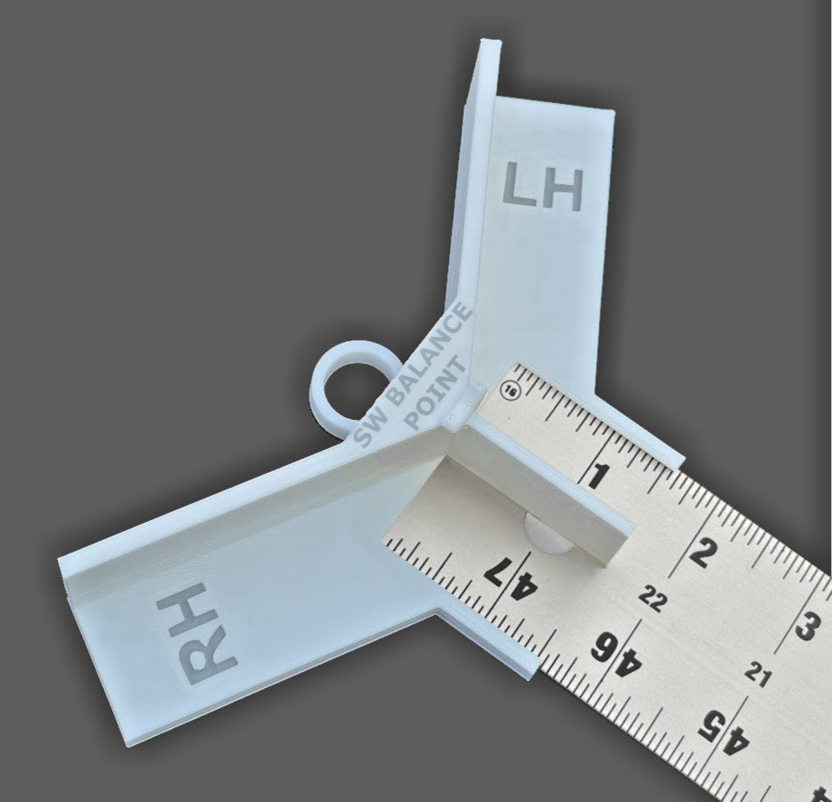 Golf Club Ruler - Precise Club Length & Swing Weight Fitting Tool