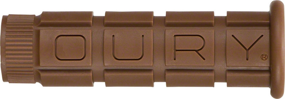 Oury Single Compound Handlebar Grips - Muddy Brown Bicycle Accessories