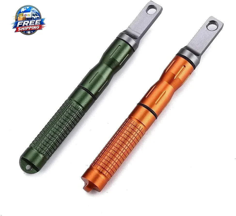 2 Pack Portable Fire Starter Ferro Rod with Scraper - Survival & Camping Gear