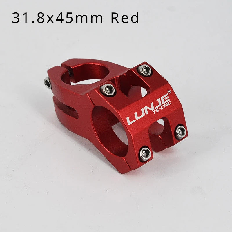MTB Bike Short Stem 45mm Aluminum Alloy Bicycle Handlebar Stem for Mountain Cycling