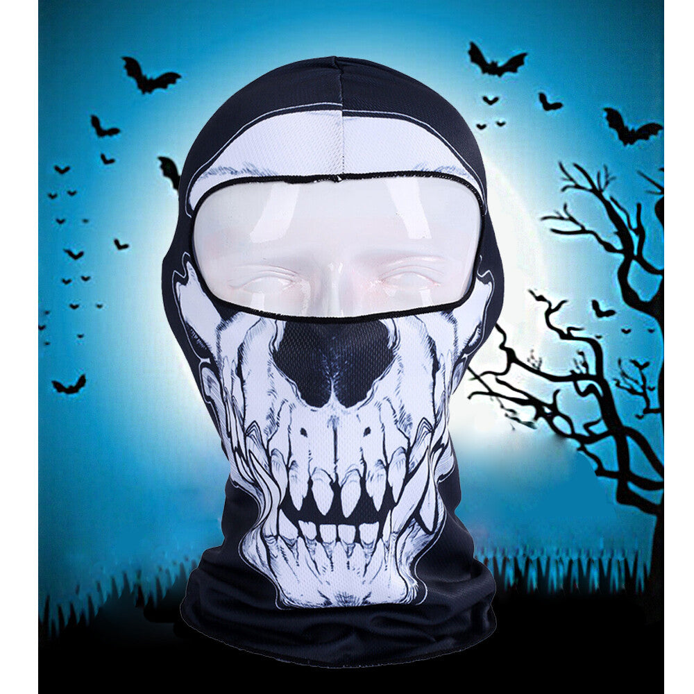 Tactical Halloween Face Mask Balaclava Beanie for Men Women Full Face Cover