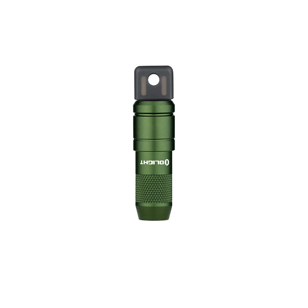 Rechargeable Mini Keychain Flashlight 50 Lumens - OD Green, Compact