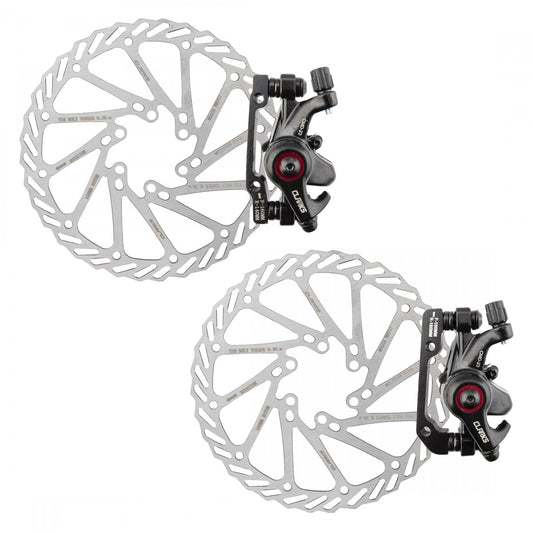 Mechanical Disc Brake Set 160mm for MTB & Hybrid Bikes - Front & Rear