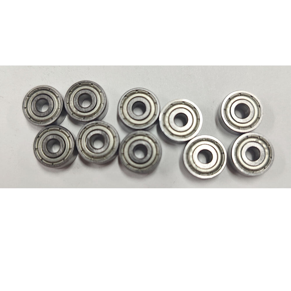 10 Pack Stainless Steel Fishing Reel Ball Bearings 3x10x4mm - Spinning & Baitcasting