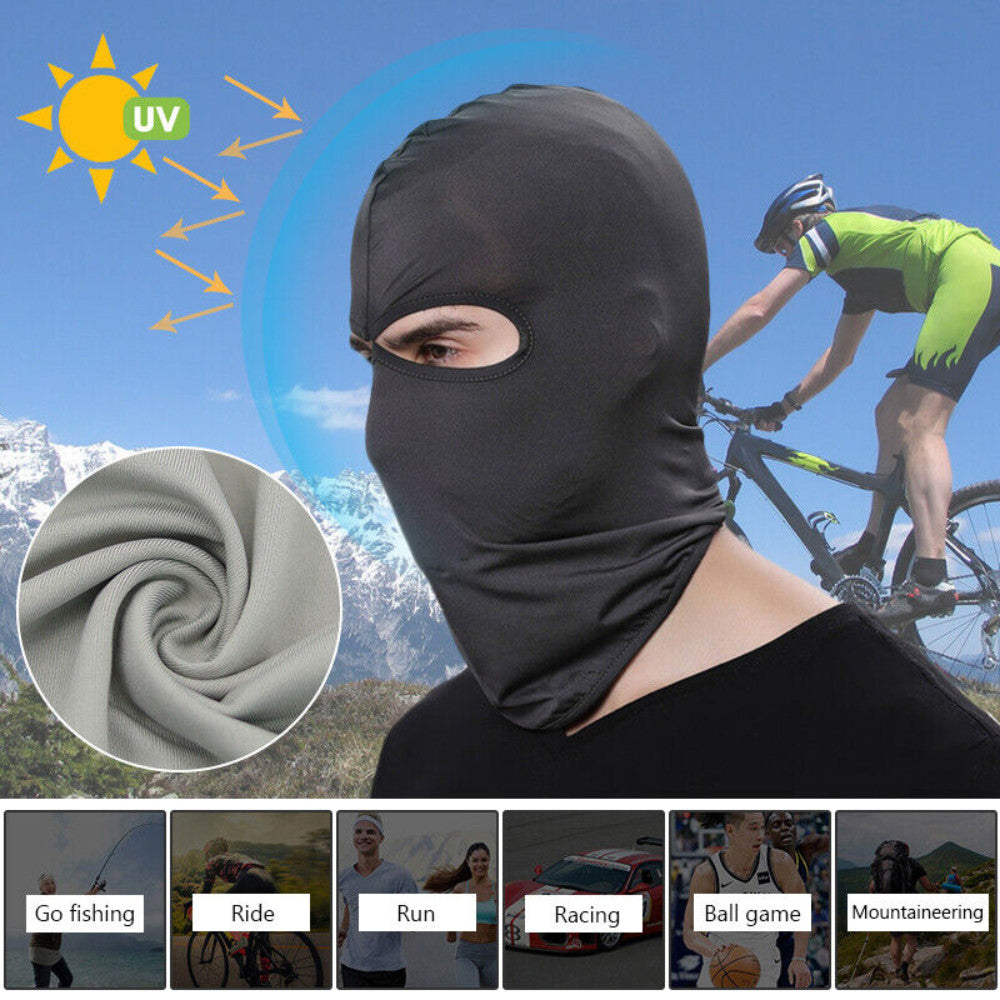 UV Protection Balaclava Face Mask Windproof Sun Hood for Outdoor Sports