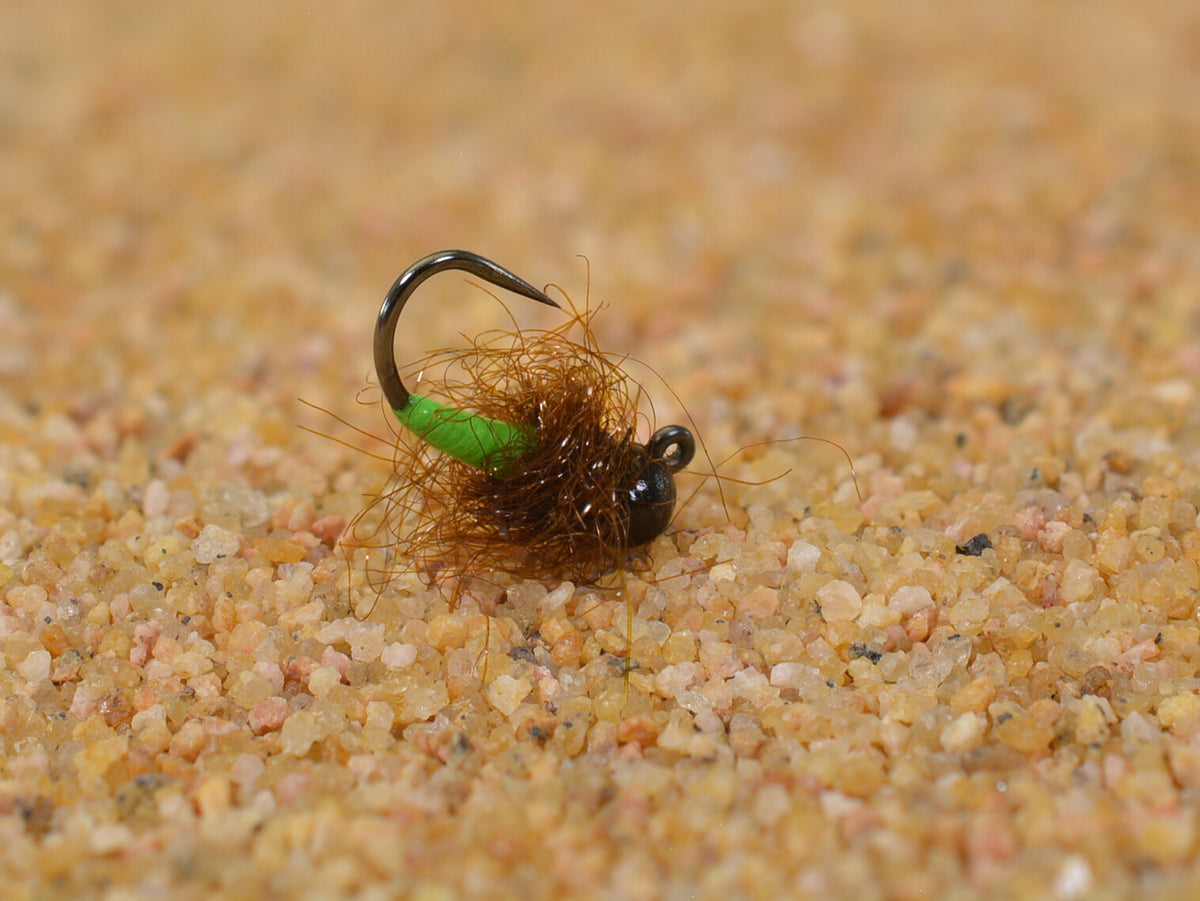 6 Flies Tungsten Jig Head Fly - Euro Nymph Fish Hook - Assorted Sizes