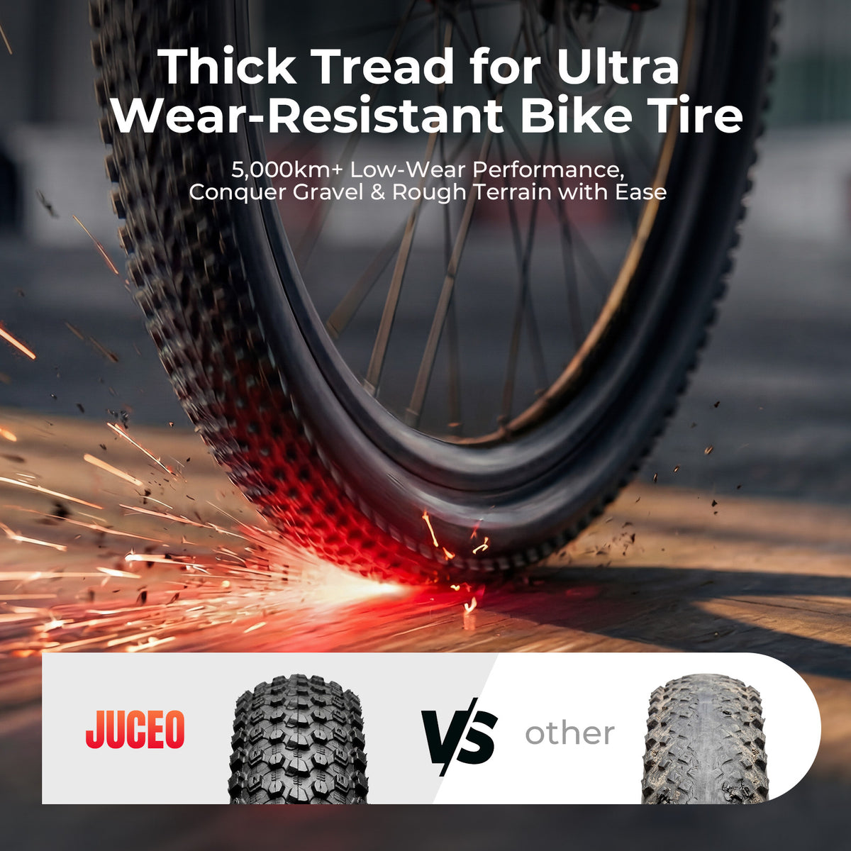 24x1.95 Inch Mountain Bike Tire Tube Set with Levers – Off-Road & All-Terrain