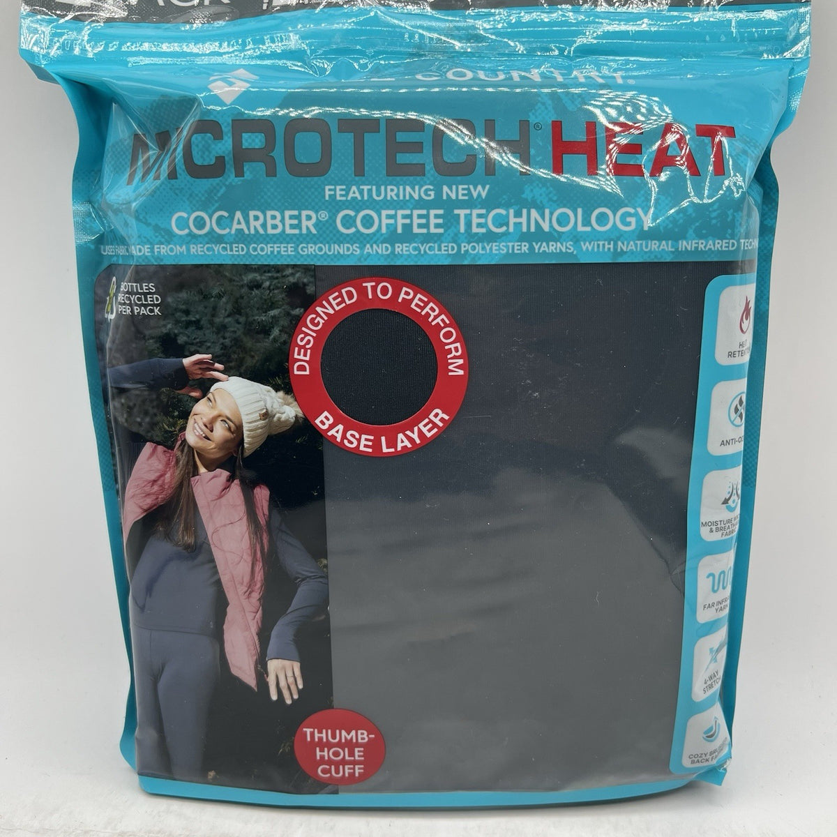 Ladies Microtech Heat Base Layer Top 2-Pack - Multiple Sizes