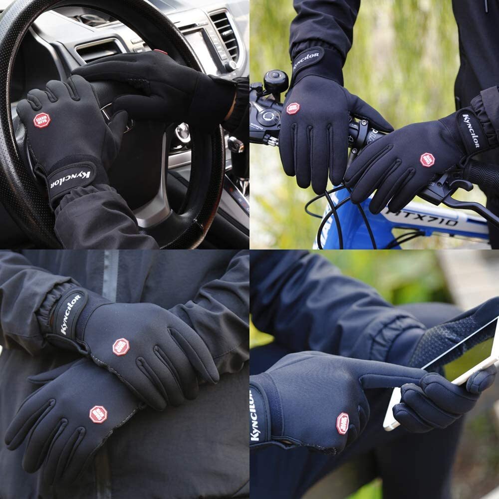Winter Waterproof Touch Screen Ski Snow Gloves for Men Women - Thermal & Windproof