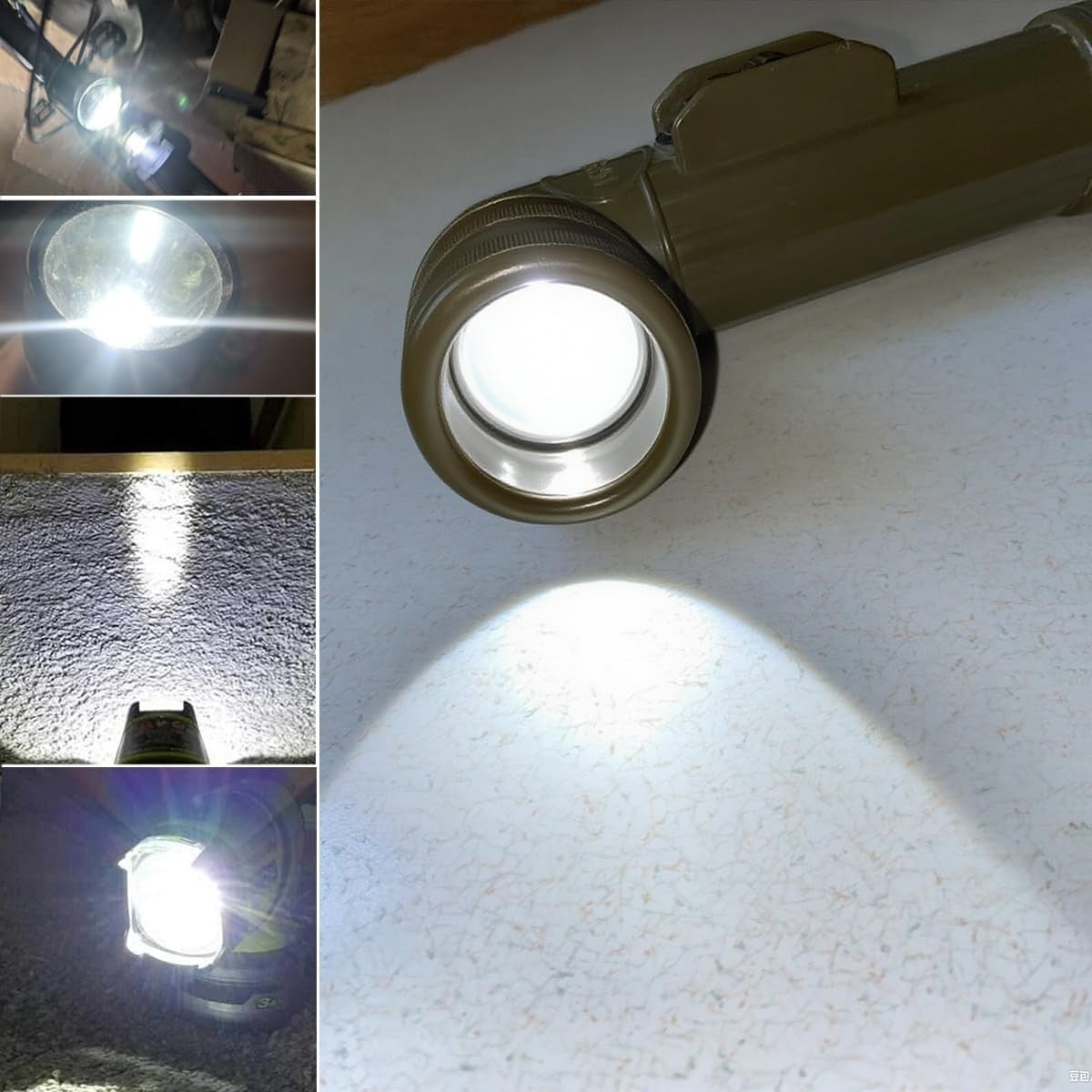 LED Flashlight Worklight Bulb 19.2V P13.5S for Craftsman 19V Tools - White