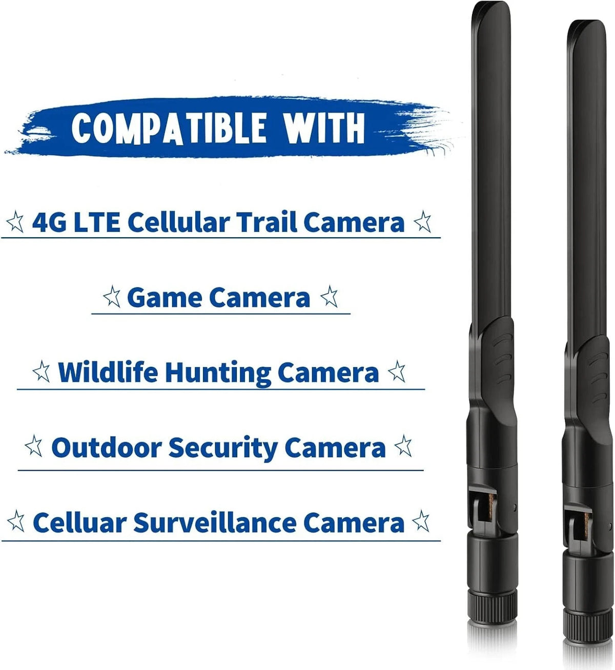 Cellular Trail Camera Antenna 8dBi RP-SMA Male for Spypoint & Tactacam