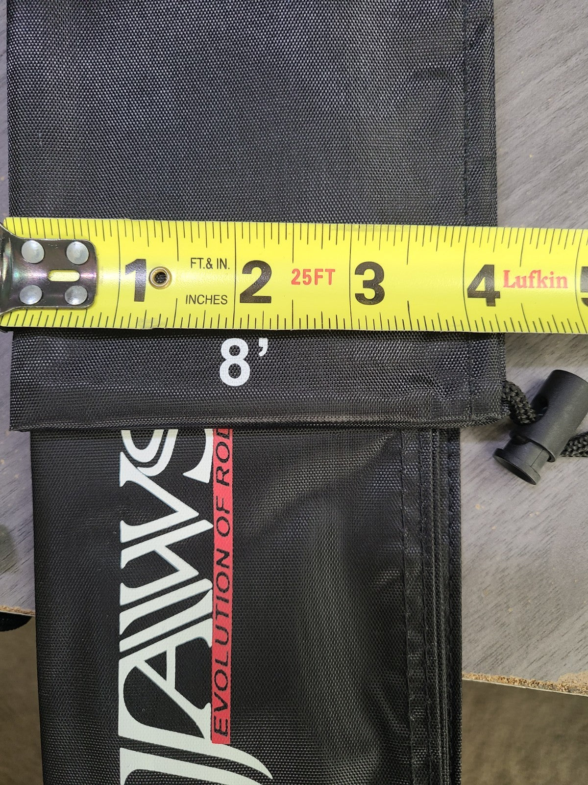 Pair 8' Waterproof Fishing Rod Covers with Quarter-Cut Design for Saltwater & Travel