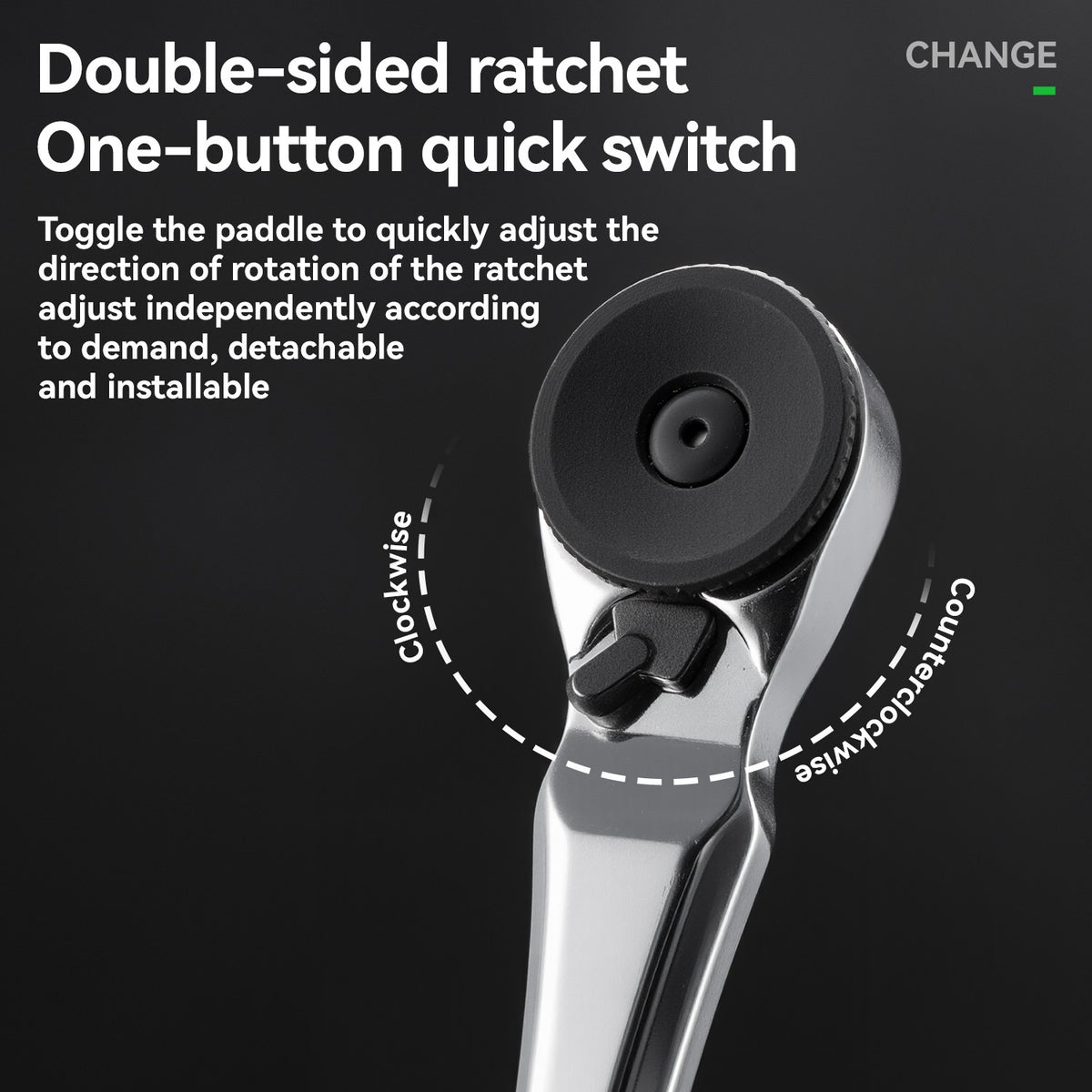 Mini Ratchet Wrench Set with 12 Bits - Portable Aluminum Handle Repair Tool