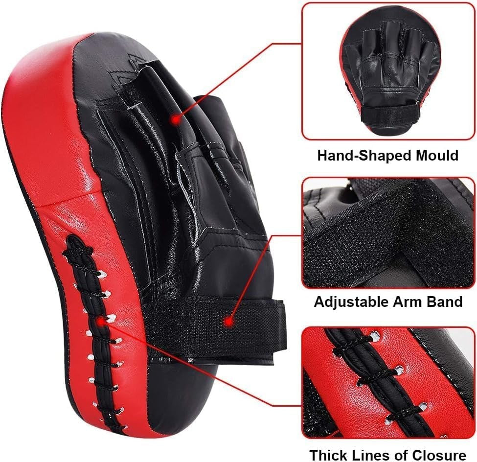 Martial Arts Kick Shield - Curved Training Pad for Muay Thai MMA Karate
