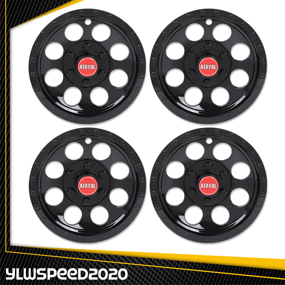 10-Inch Wheel Cover Hub Caps for Golf Carts - Fits EZGO, Club Car & Yamaha