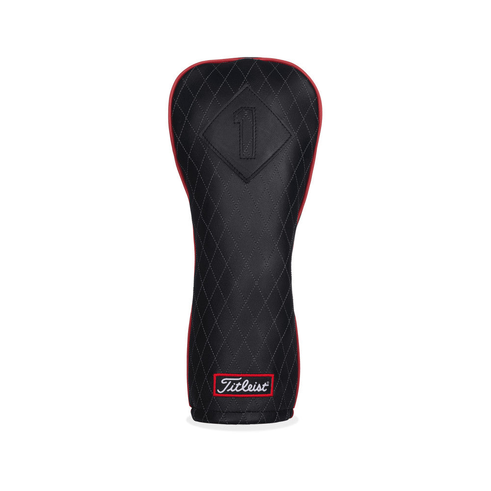 Golf Driver Headcover Leather Jet Black - Durable & Stylish