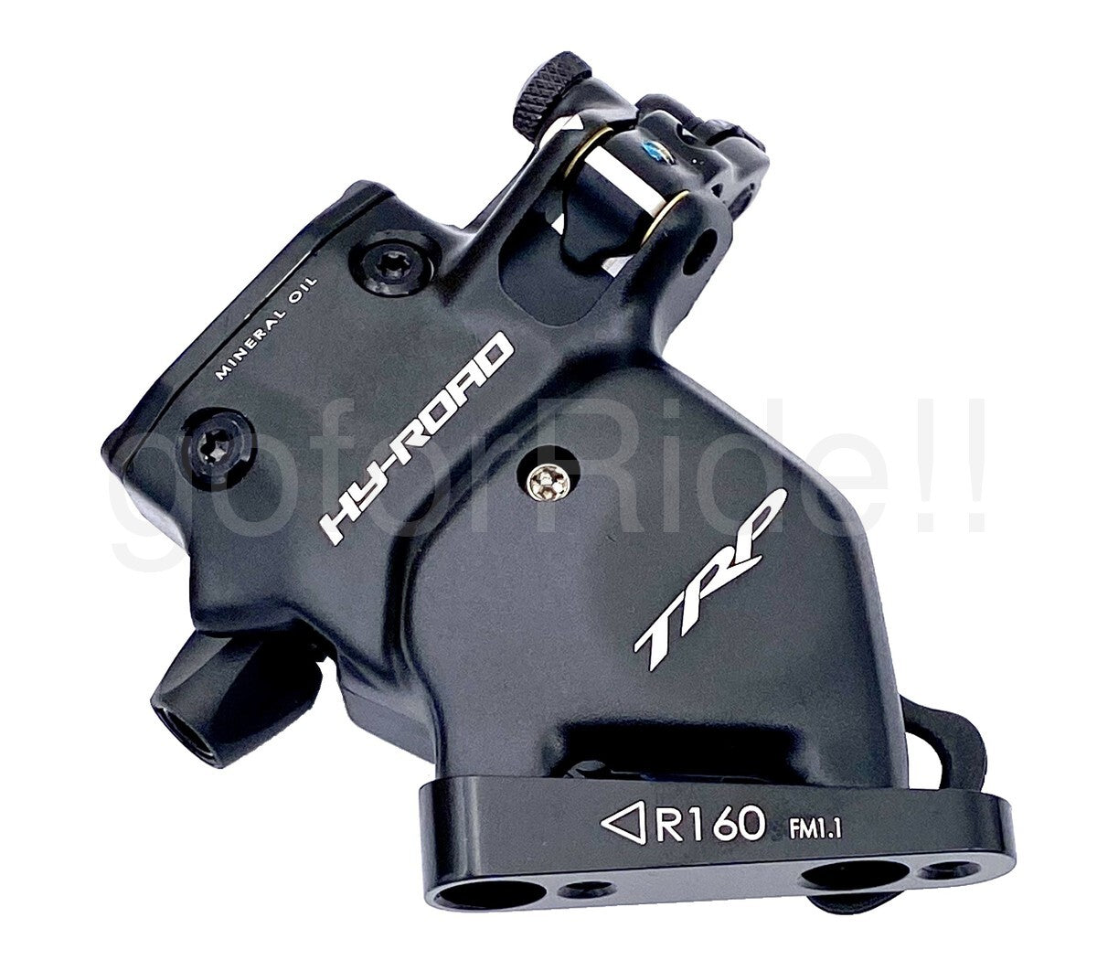 Hydraulic Disc Brake Calipers 160mm Flat Mount Front & Rear Black